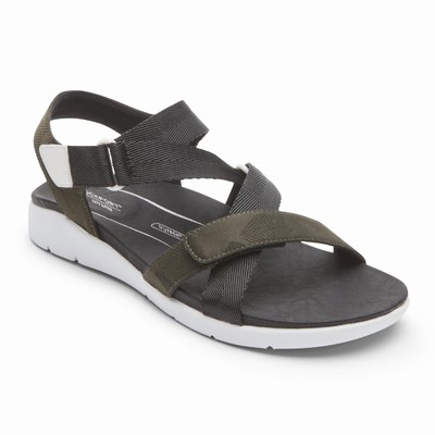 Sandálias Rockport Eileen X-Strap Mulher Pretas PT-74910